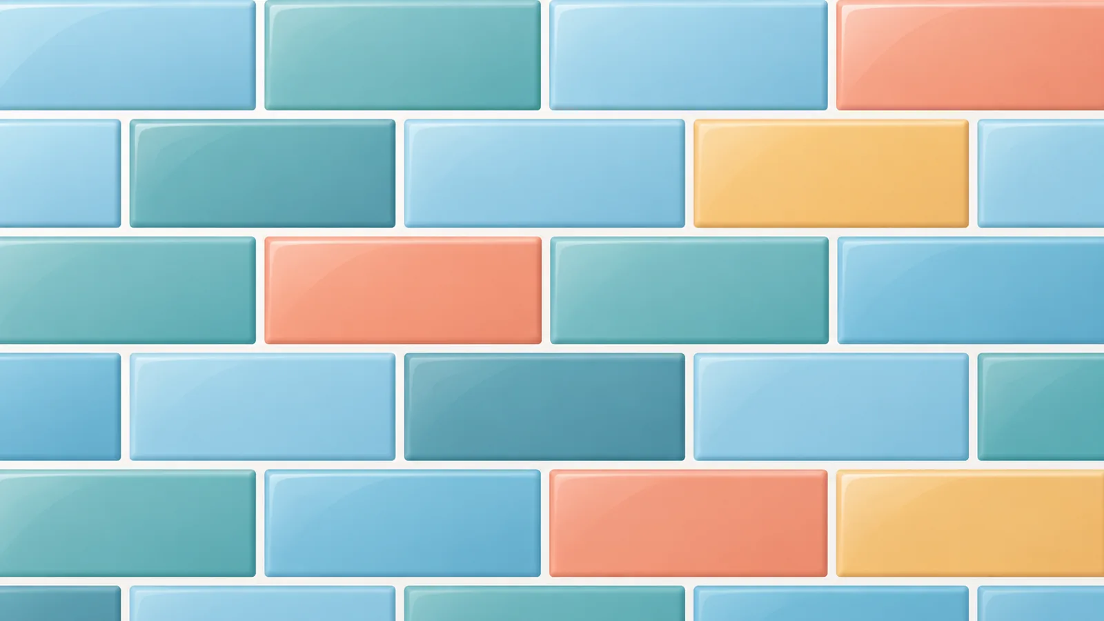 Malinis na grout lines sa tapos na backsplash