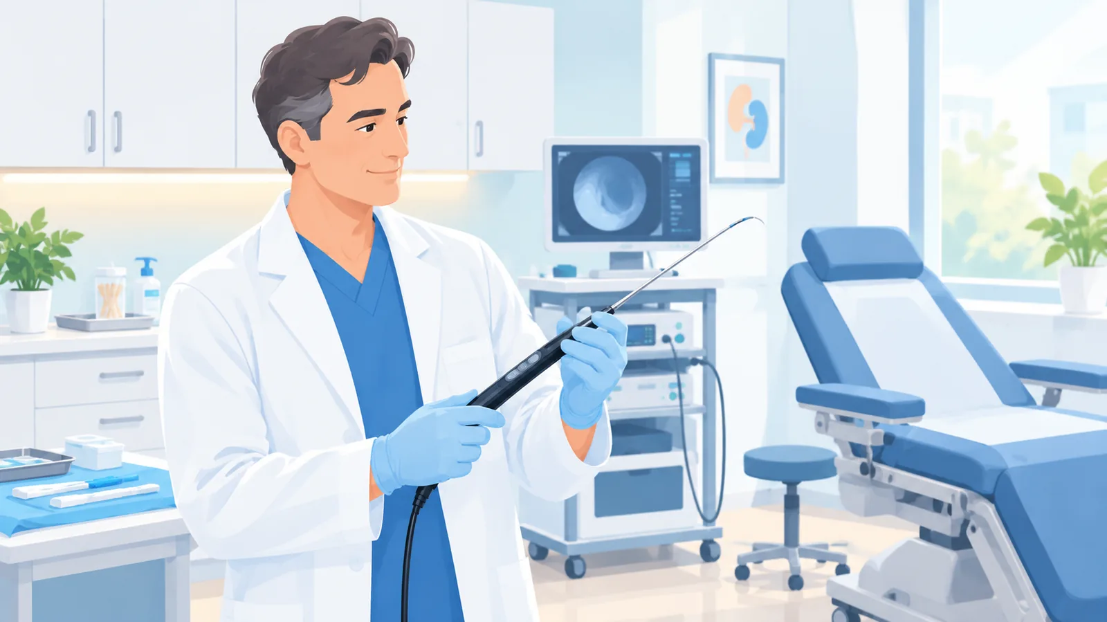 Silid para sa outpatient na minimally invasive na pamamaraan