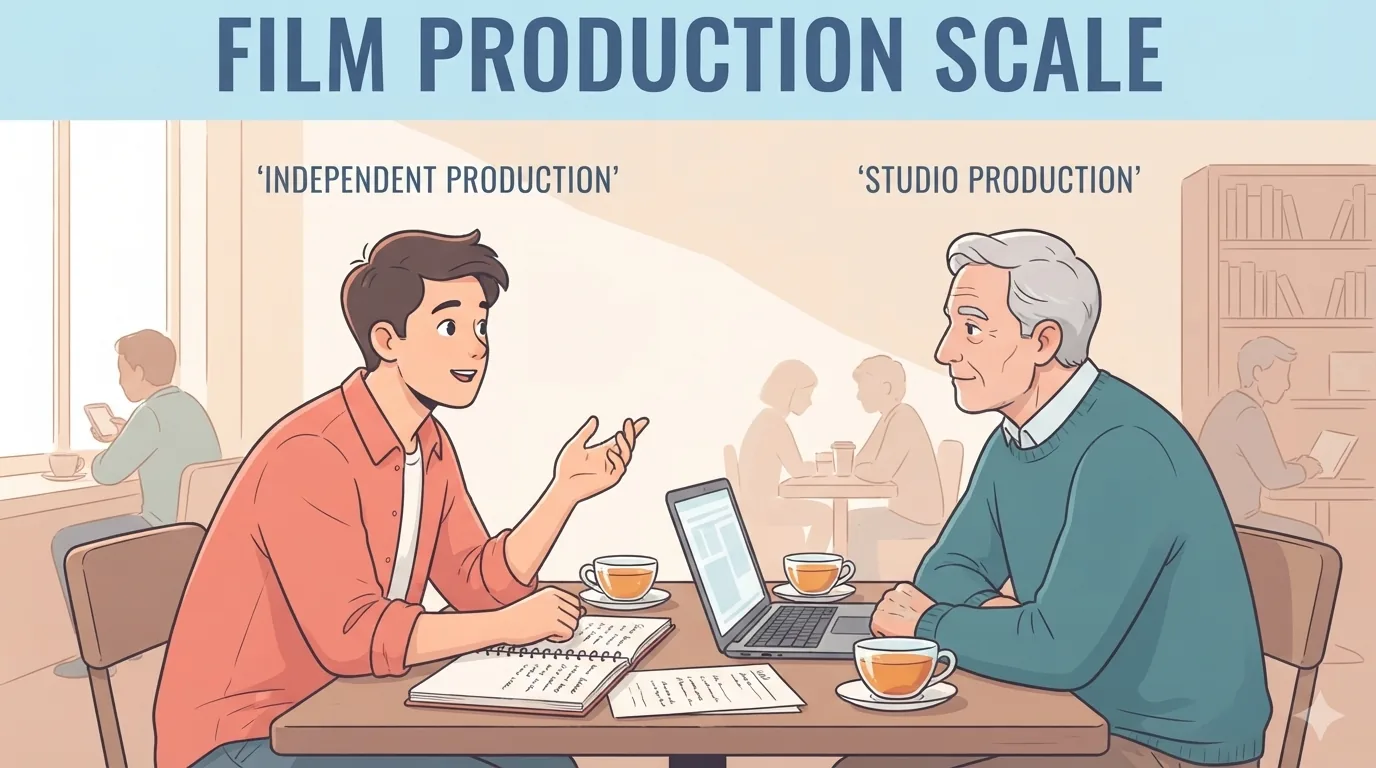 Échange entre un jeune producteur et un professionnel expérimenté