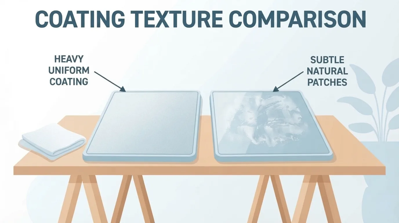 Comparaison d'un effet trop uniforme et d'un effet naturel