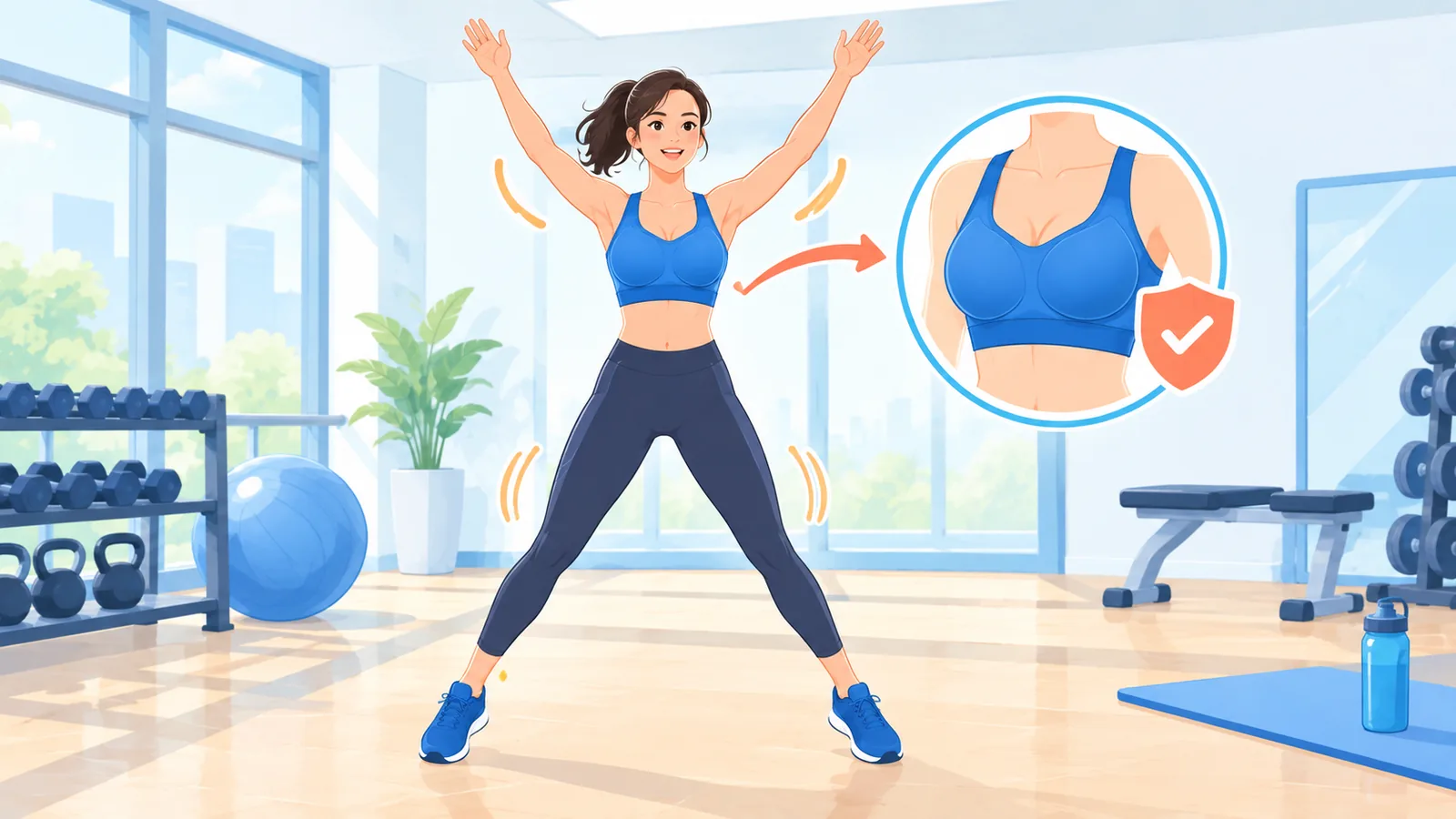 Soutien-gorge de sport à armatures et modèle sans armatures
