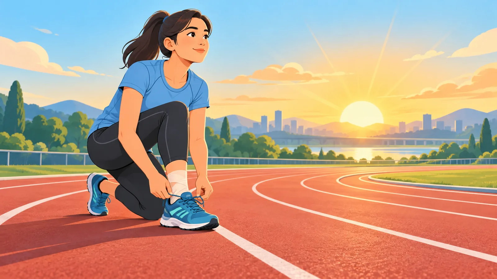 Sportif prêt à reprendre l’entraînement