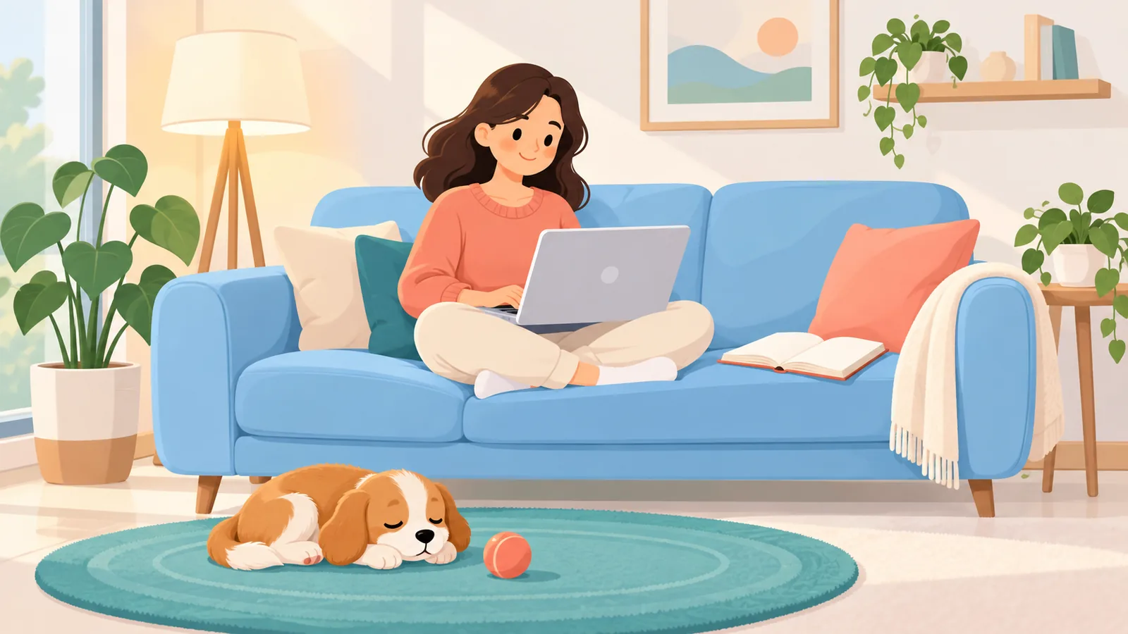 Pemilik mencari jawaban pertanyaan seputar latihan puppy pad