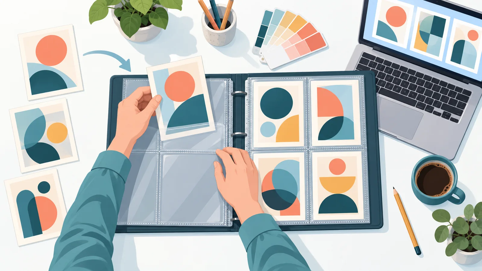 Menyiapkan portofolio untuk pendaftaran