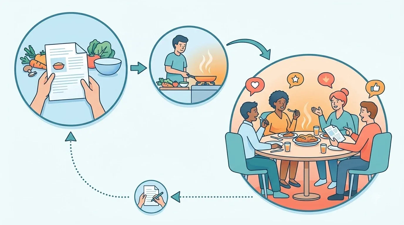 Ingredienti di stagione come punto di partenza per una nuova ricetta