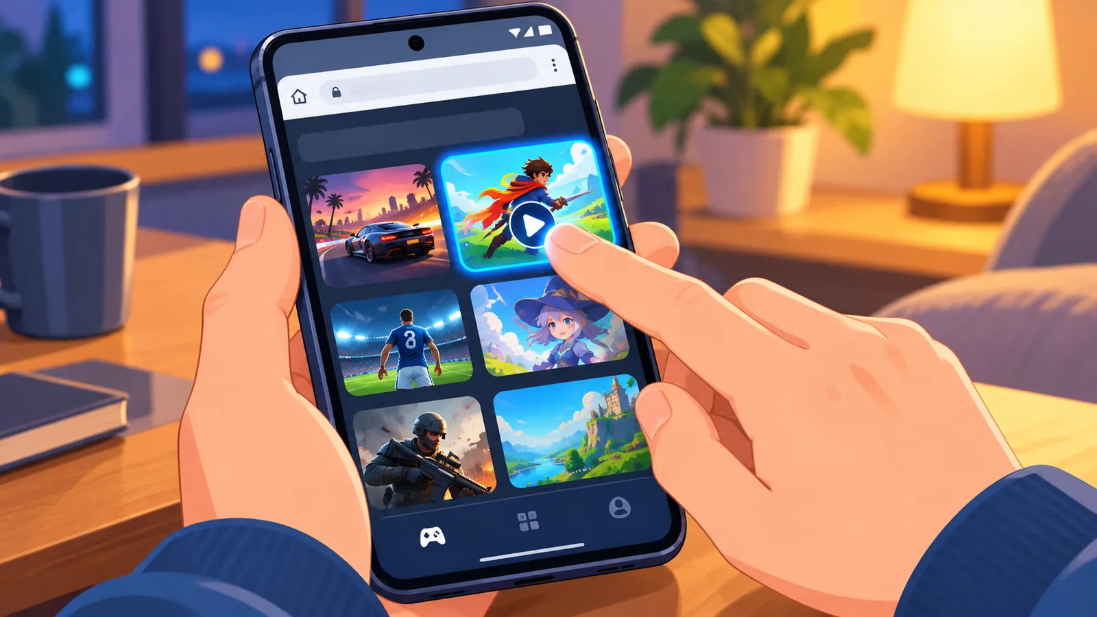 Safari aperto su iPhone con la pagina di Xbox Cloud Gaming