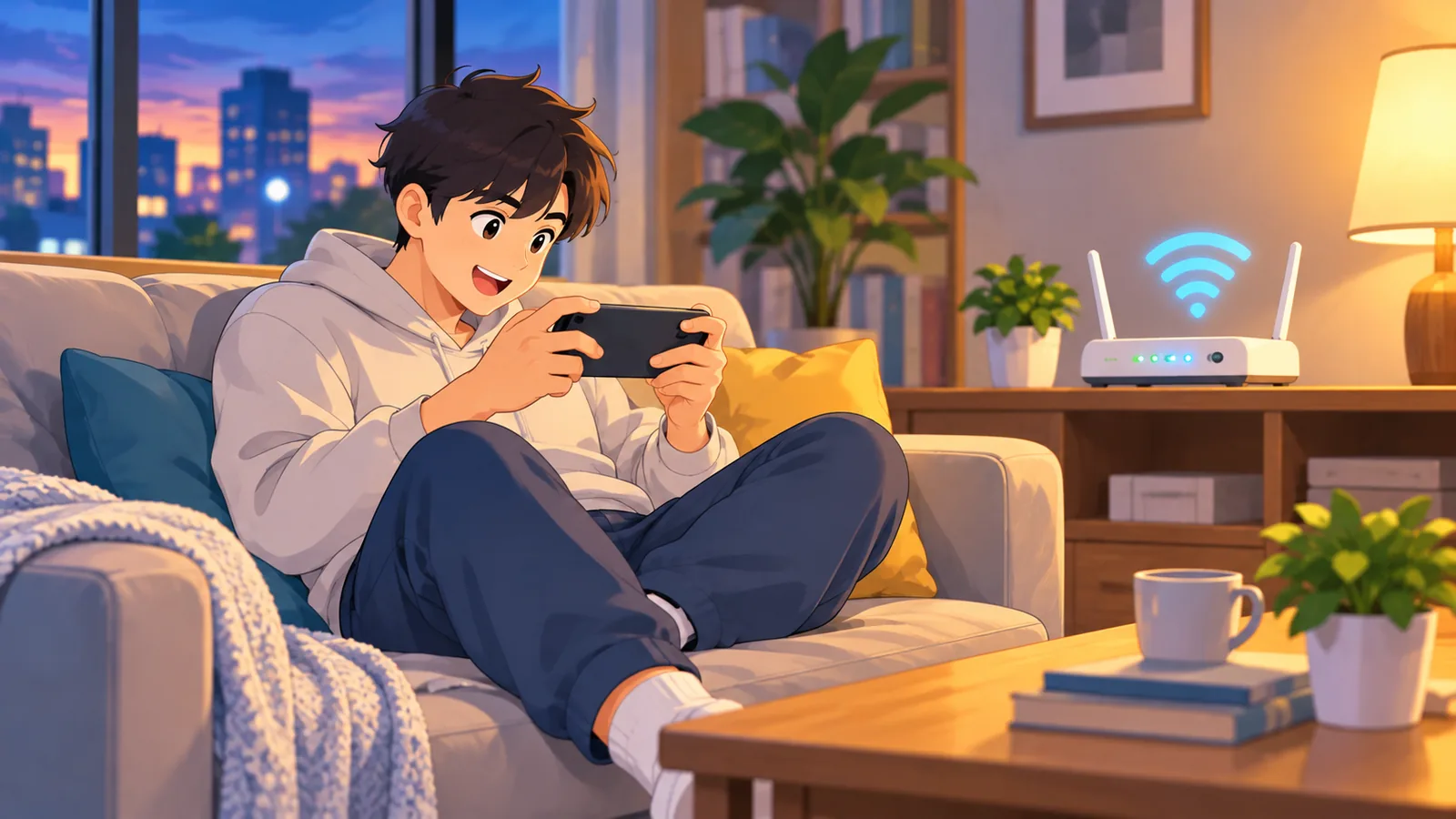 Controller collegato a un iPhone per giocare in cloud