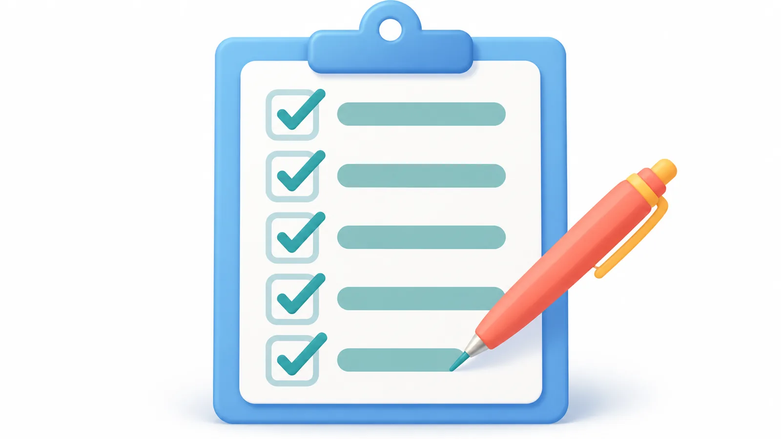 Checklist di controllo prima della pubblicazione