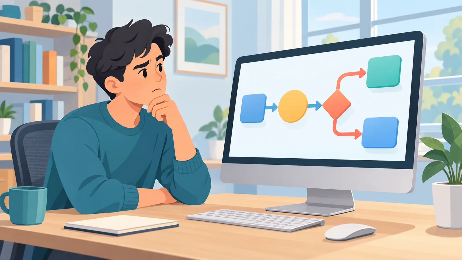Persona che risolve un problema con la cronologia di Safari
