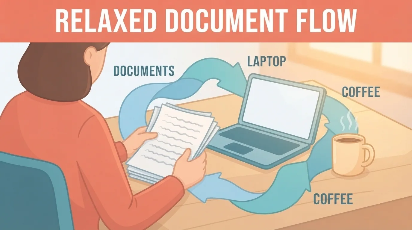 Foglio di calcolo aperto su un laptop