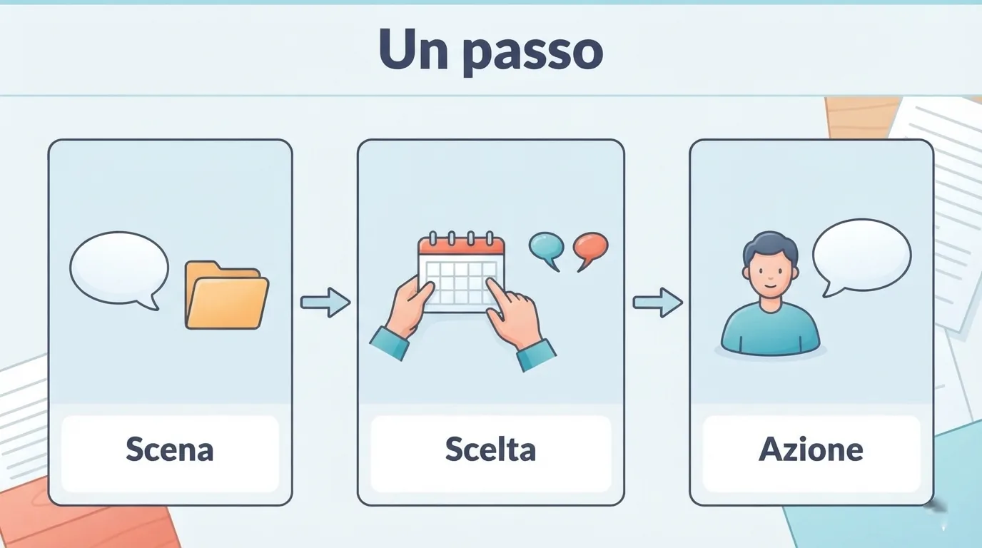 Da una richiesta di lavoro alla scelta di controllare gli impegni prima di rispondere: un piccolo comportament