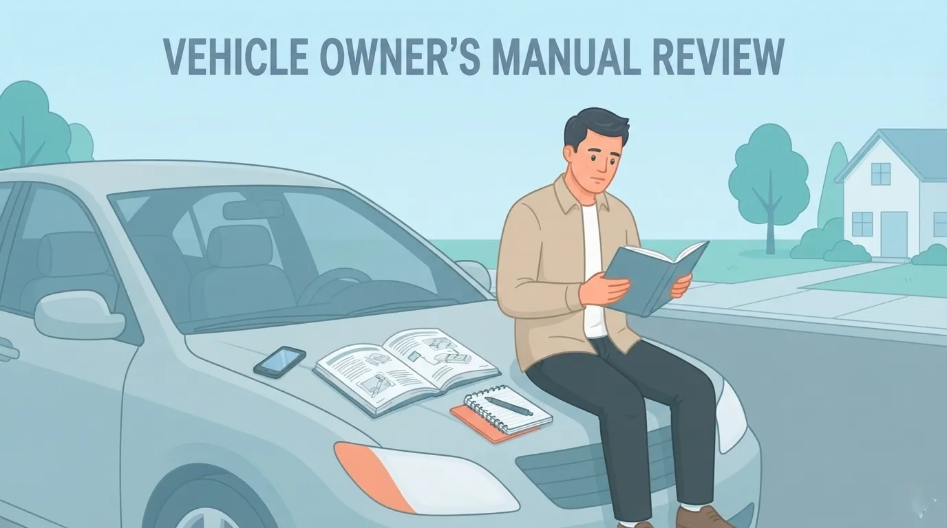 バッテリー接続後に設定を確認する車内のダッシュボード