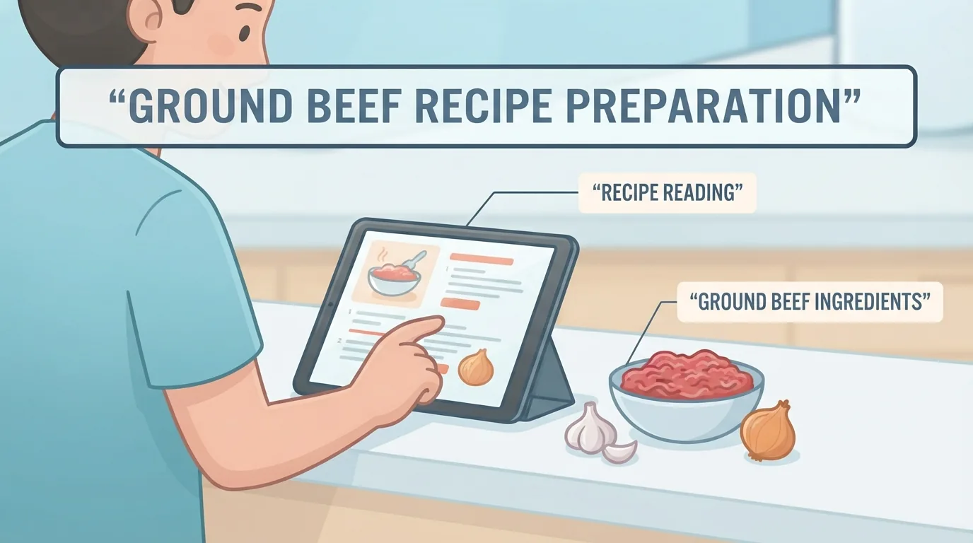 冷蔵庫で解凍中の冷凍ひき肉