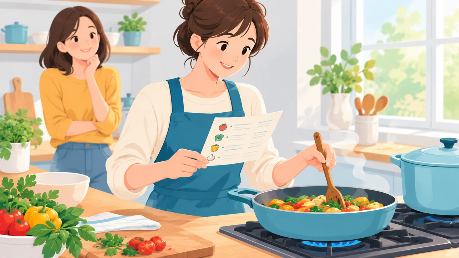 他の人に記録した手順だけで作ってもらい再現性を確かめる様子