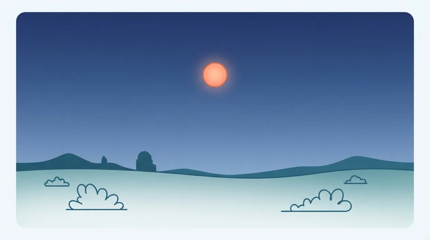 夕暮れの空に光る明るい惑星
