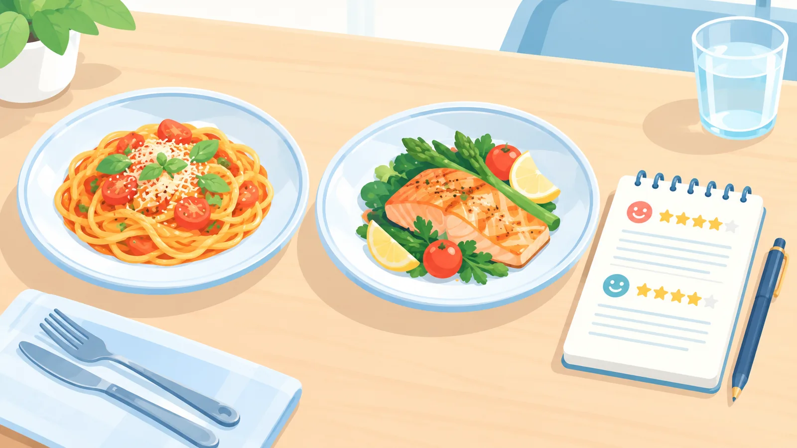 맛 평가와 수정은 어떤 기준으로 할까요