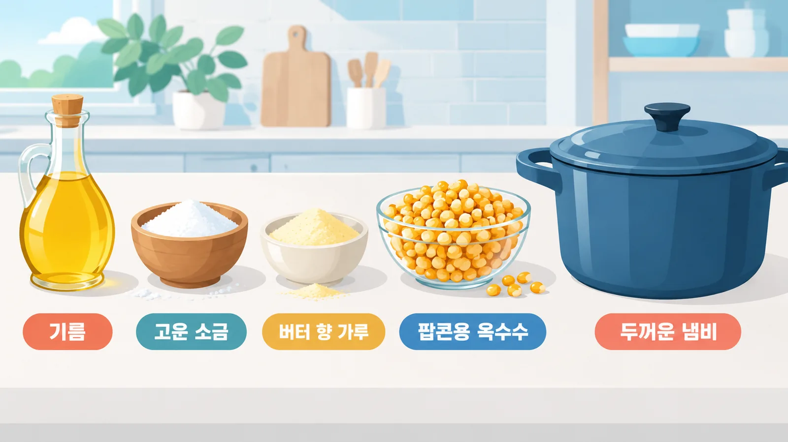 플레이버콜 대신 어떤 재료를 준비해야 하나요?