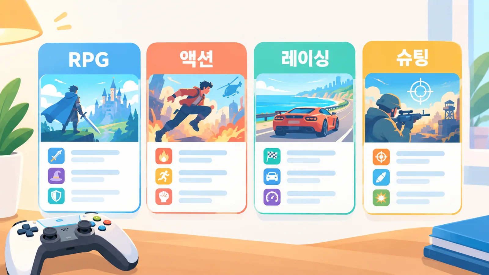 장르별로 게임패스에서 뭘 하면 좋을까?