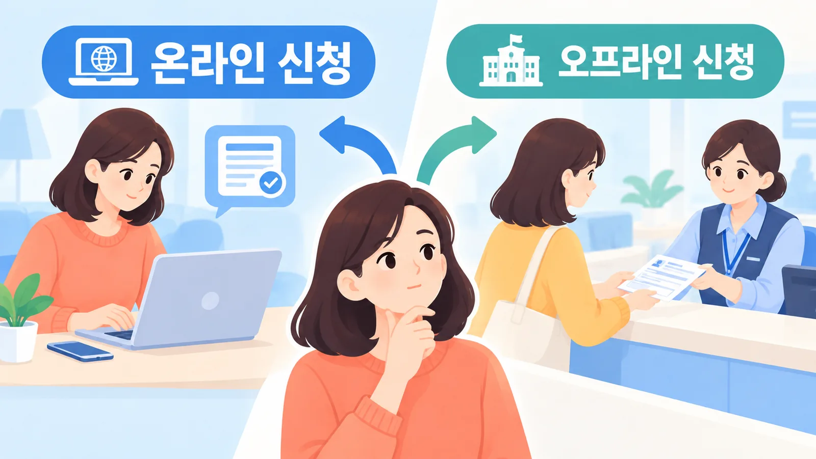 온라인과 오프라인 중 어느 쪽이 나을까요?