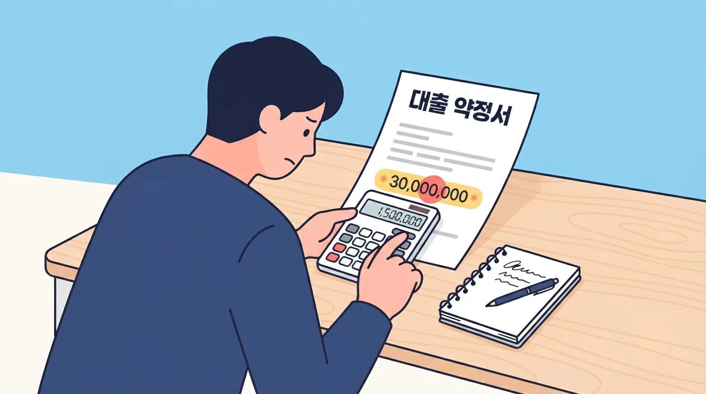 대출 이자 계산 방법 5단계, 월 상환액 직접 구하기