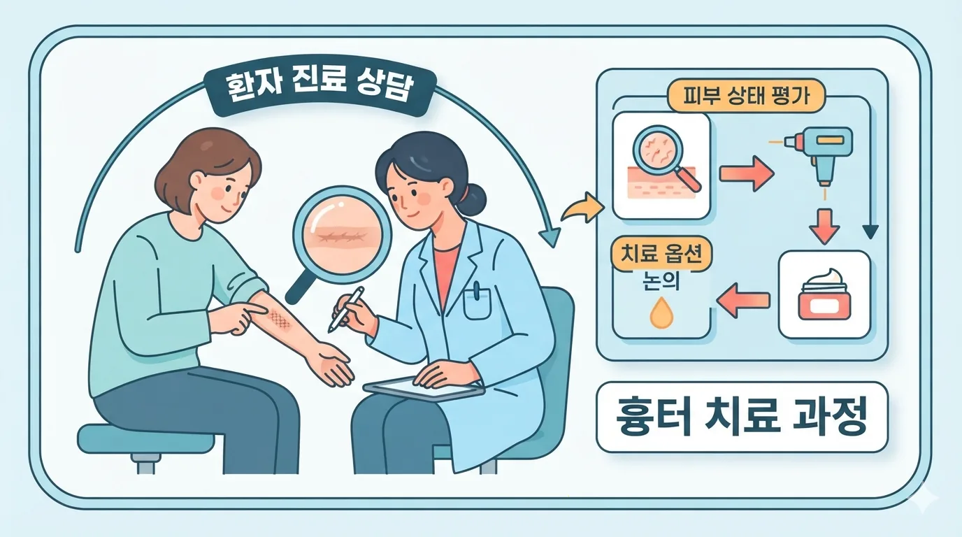 흉터 크림을 쓸 때 자주 묻는 질문과 병원에 가야 하는 신호는 무엇인가요?