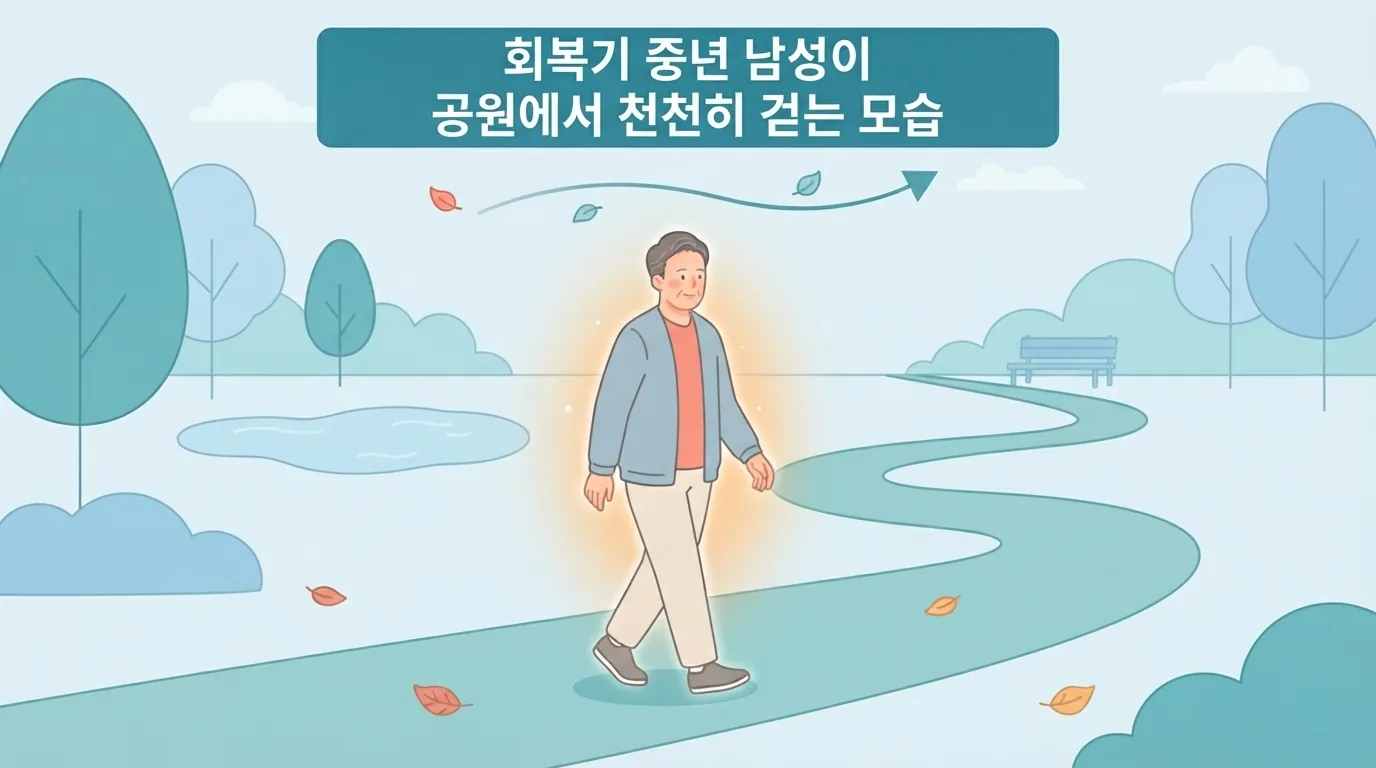 진료실에서 물어볼 질문을 수첩에 적는 남성