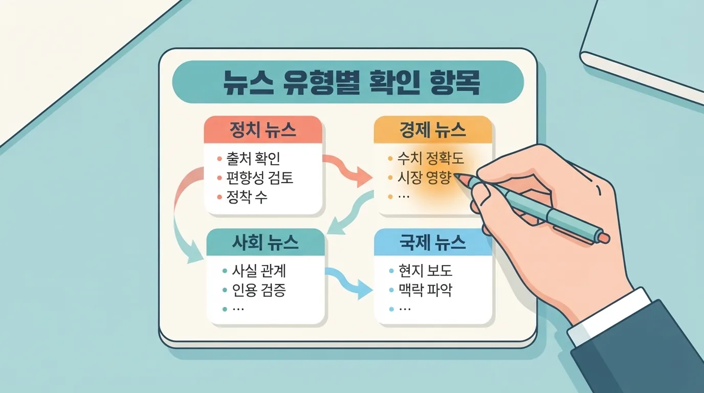뉴스 유형별로 어떻게 해석해야 하나요?
