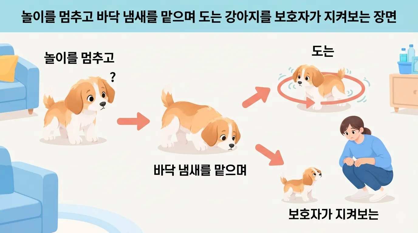 배변패드는 어디에 두어야 하나요