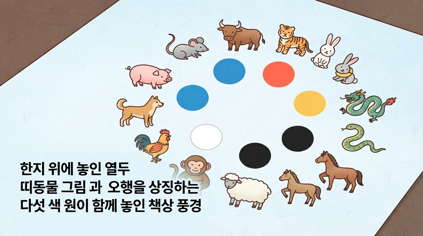 띠와 오행, 정말 좋은 조합이 따로 있을까? 비교표로 보기