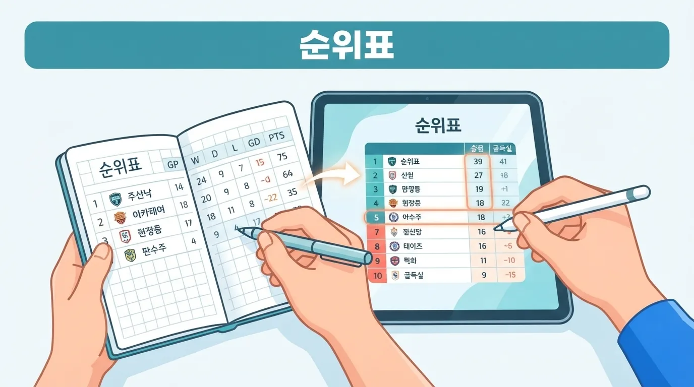 축구 승점제와 순위는 어떻게 정해질까?