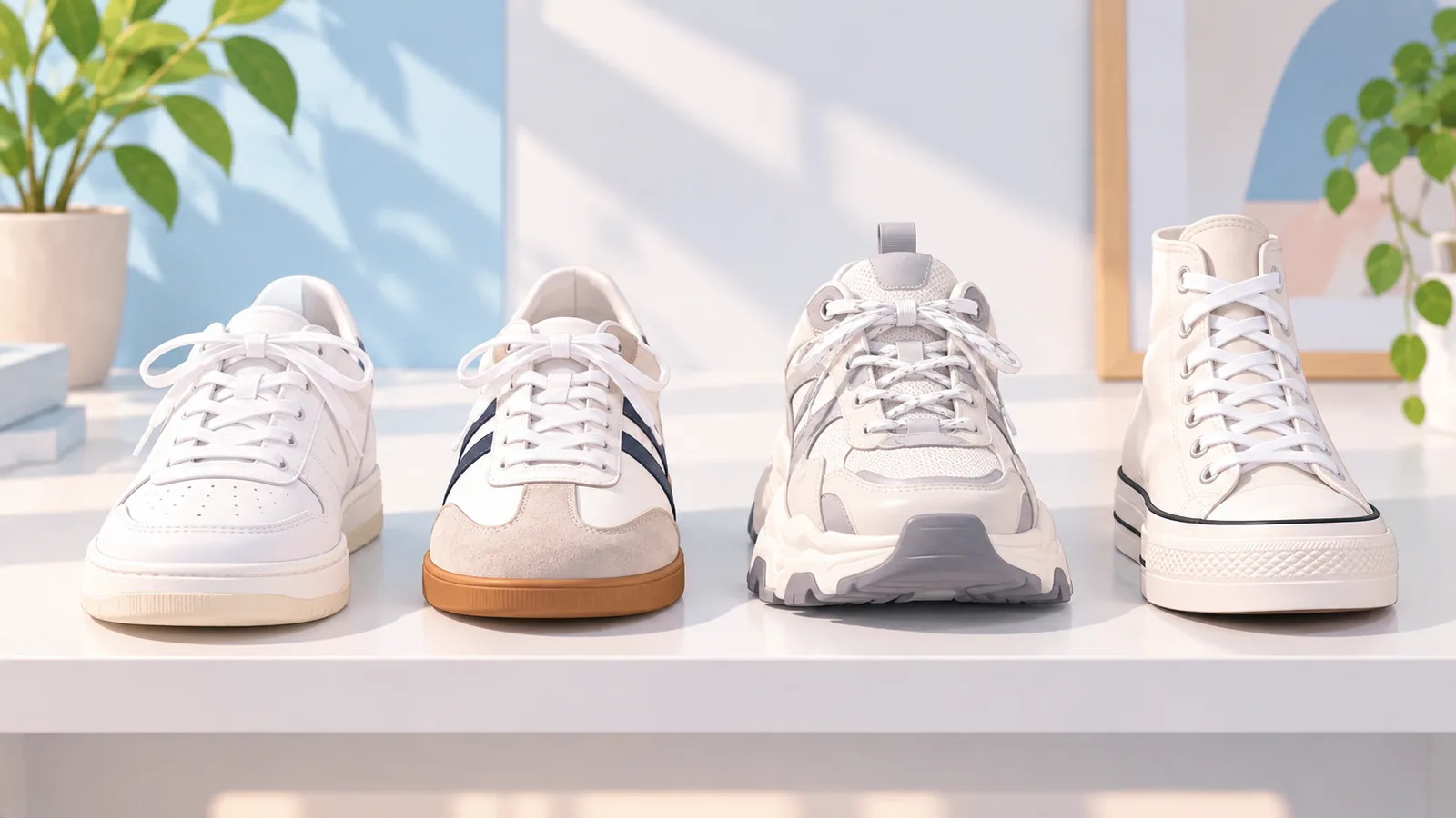 Perbandingan beberapa model sneakers wanita