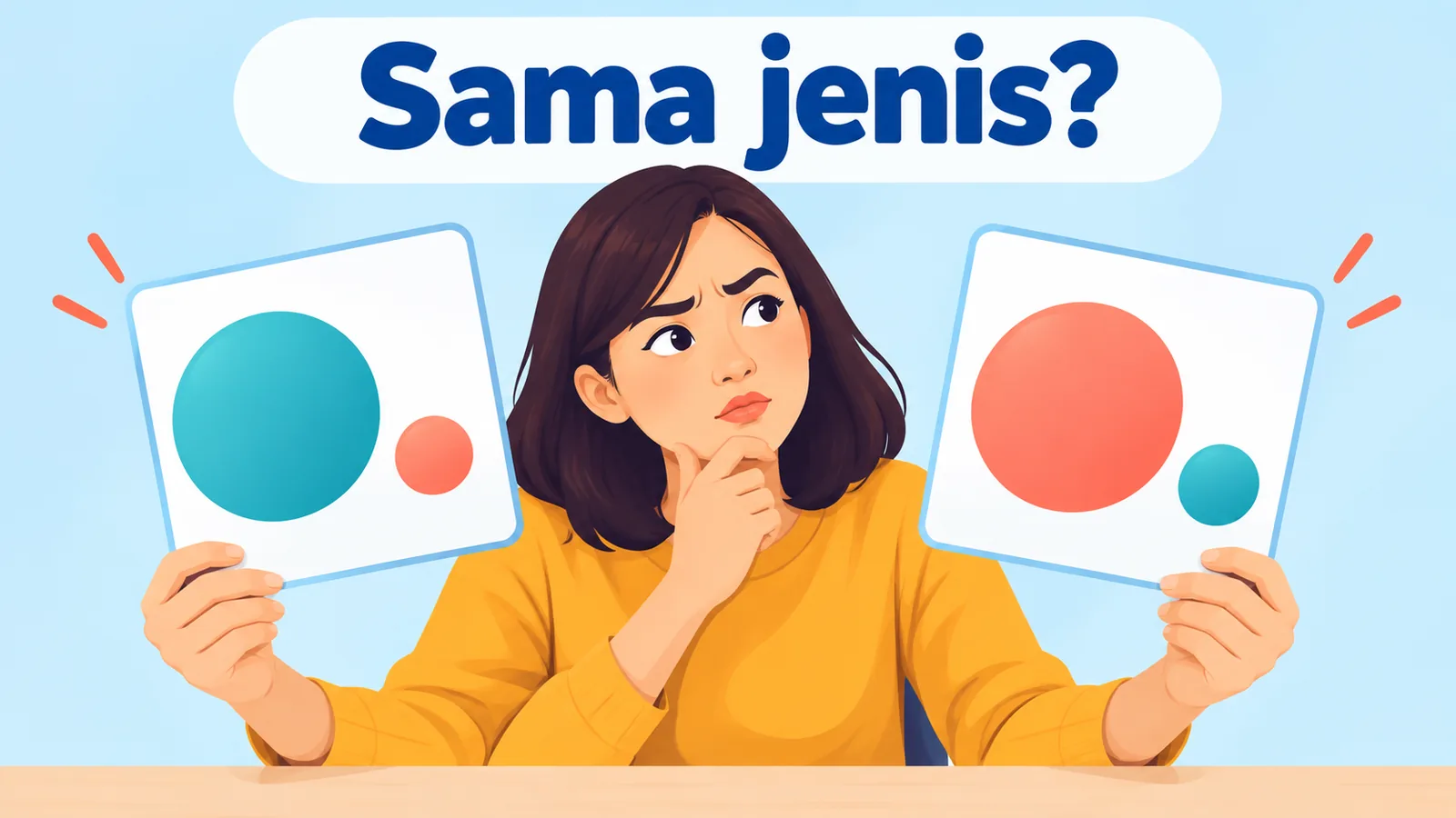 Pembaca membandingkan dua kad yang menukar kedudukan jenis asas dan sayap, seperti perbezaan antara 9w1 dengan