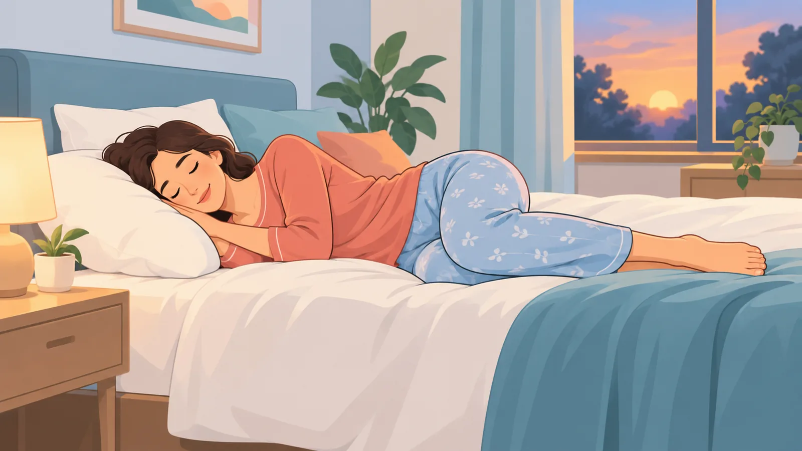 Orang tidur dalam kedudukan janin longgar