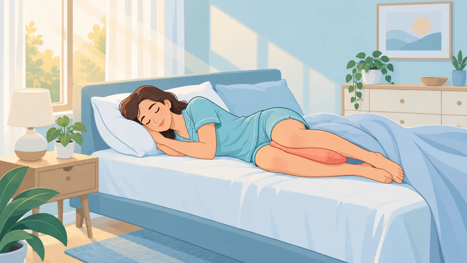 Orang tidur lena dengan selesa pada waktu pagi