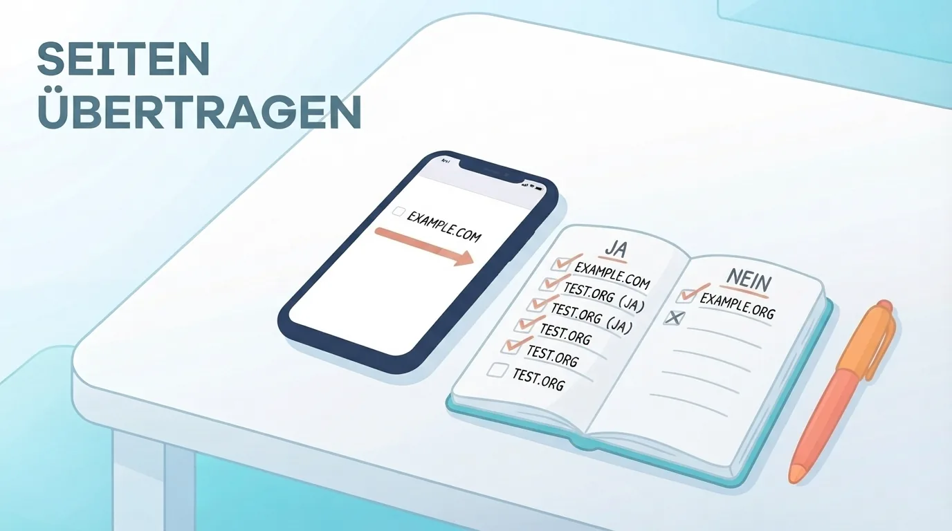 iPhone naast een notitieboek met een lijstje van wat wel en niet wordt gewist