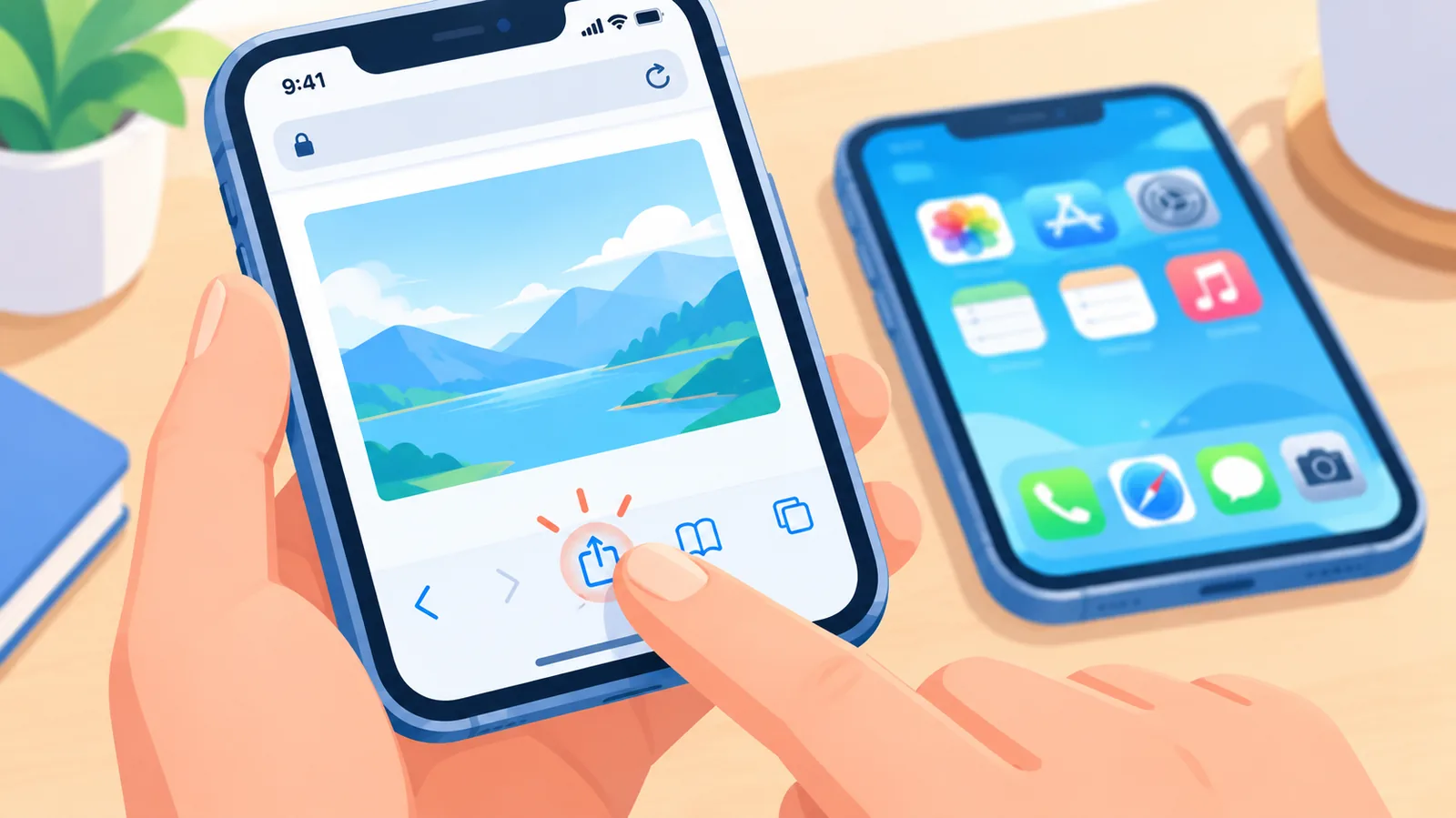 Dodawanie skrótu strony do ekranu głównego iPhone’a