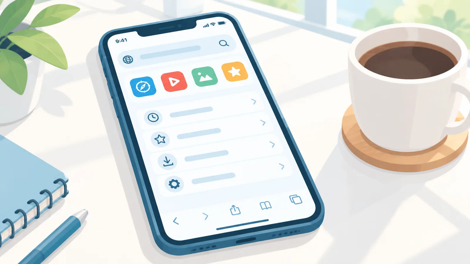 Pessoa tirando dúvidas sobre o histórico com o iPhone na mão