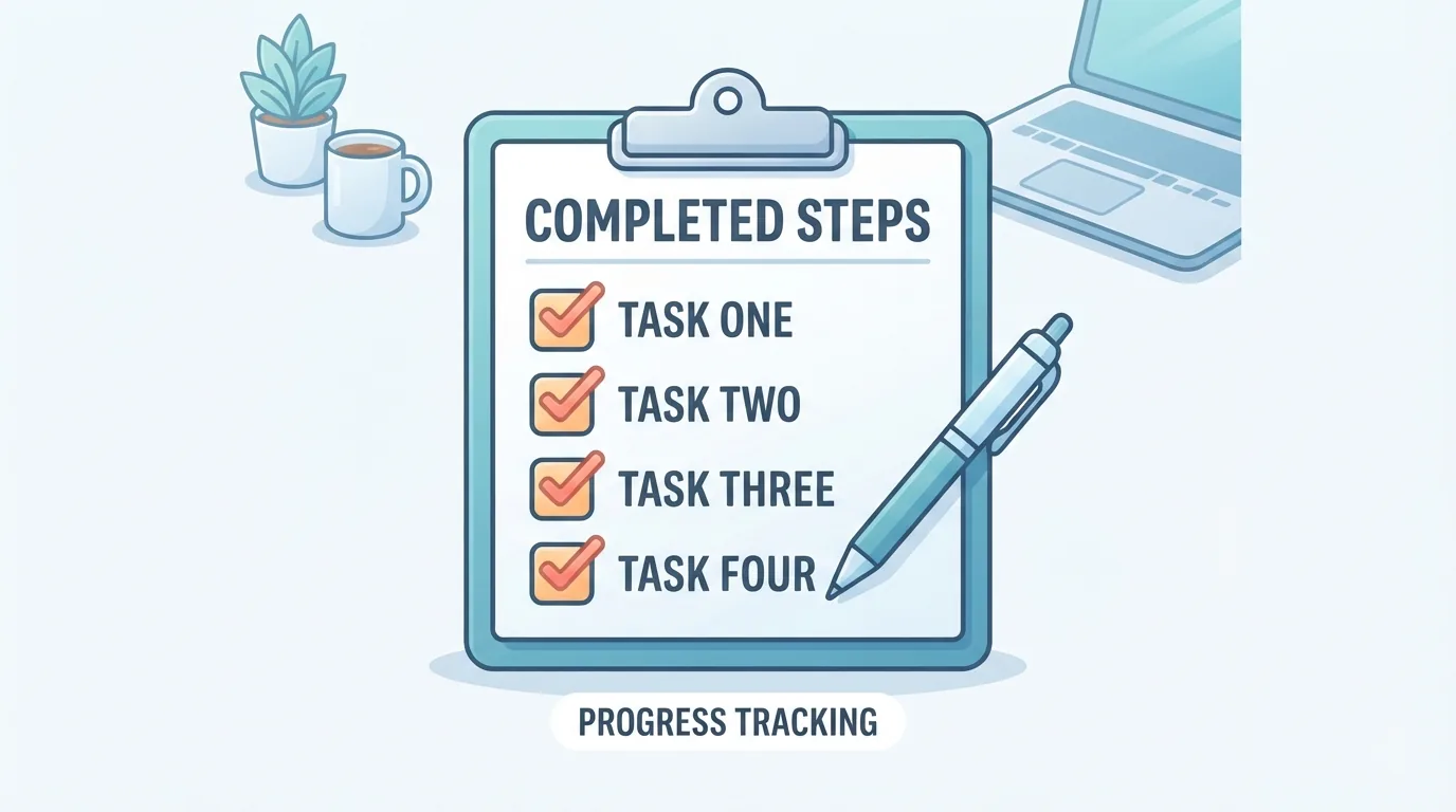 Checklist de conferência antes do envio