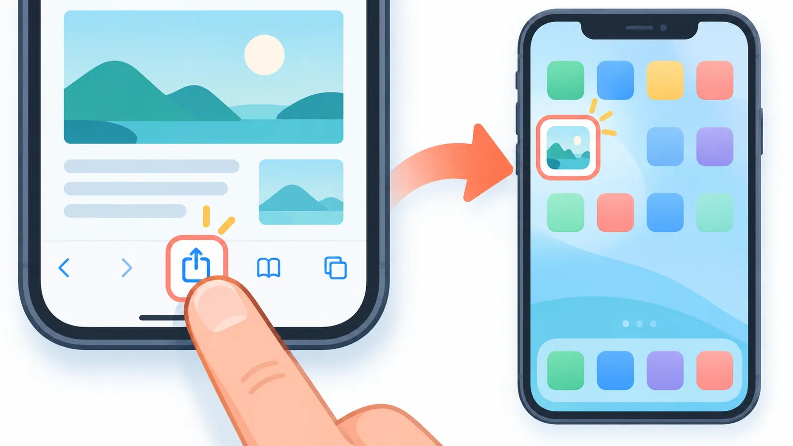 Adăugarea unei comenzi rapide pe ecranul principal al iPhone-ului
