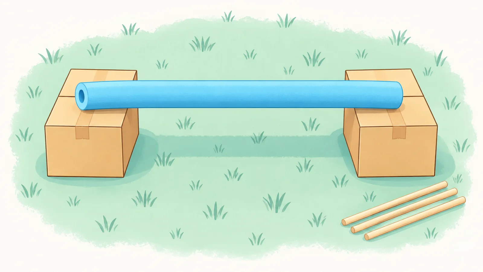 Materiale simple pentru obstacole făcute acasă