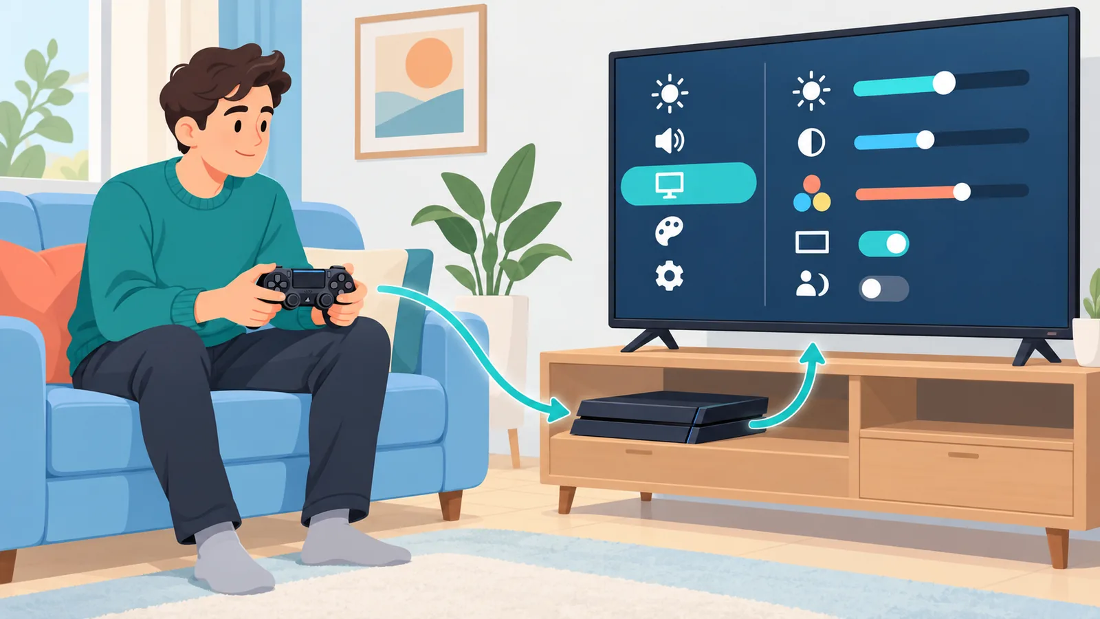 Назначение PS4 основной консолью