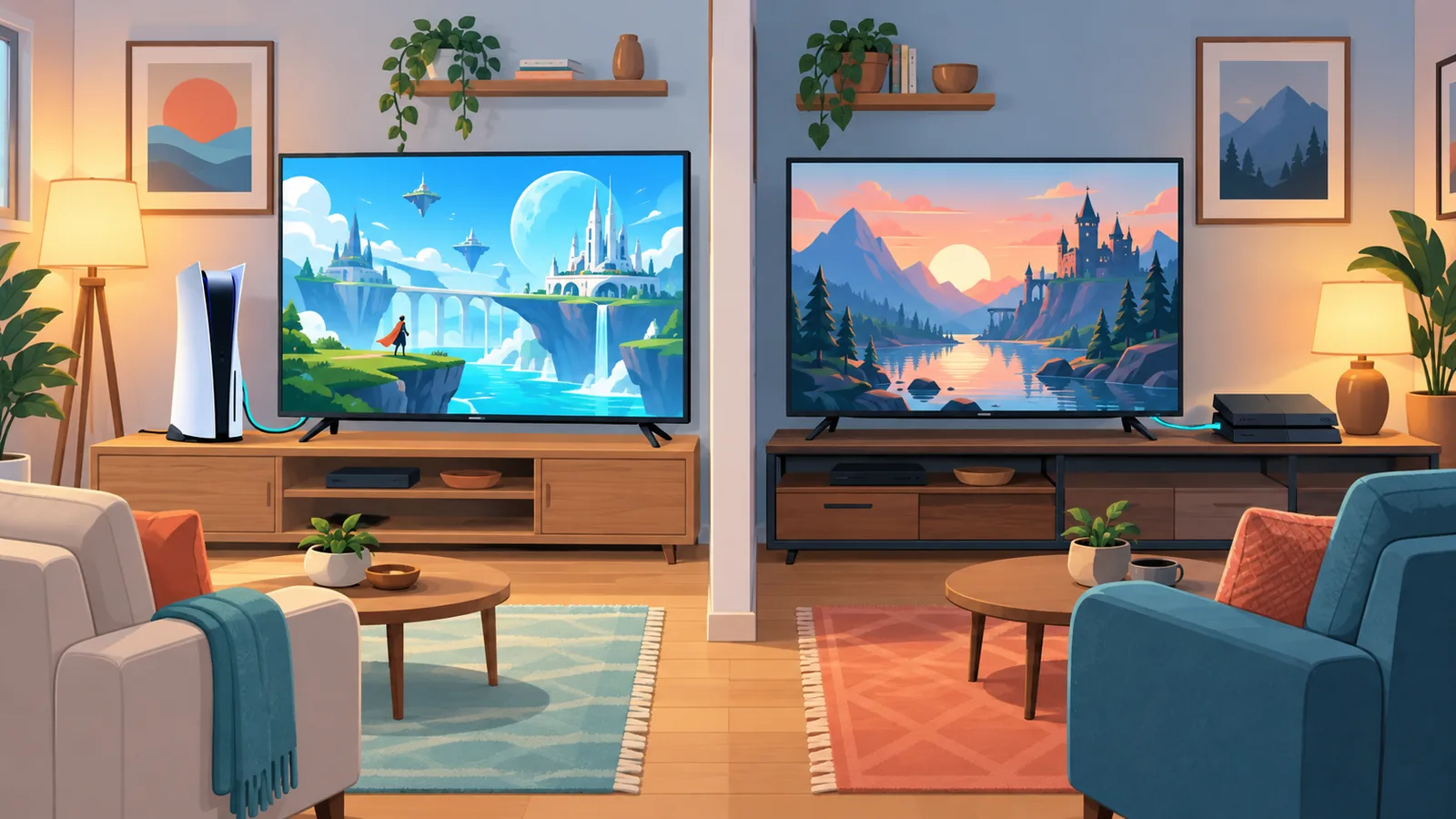 PS5 и PS4 с одним аккаунтом одновременно