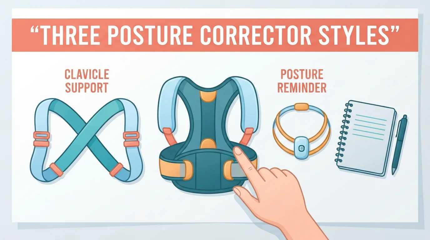 Выбор подходящего типа корректора осанки