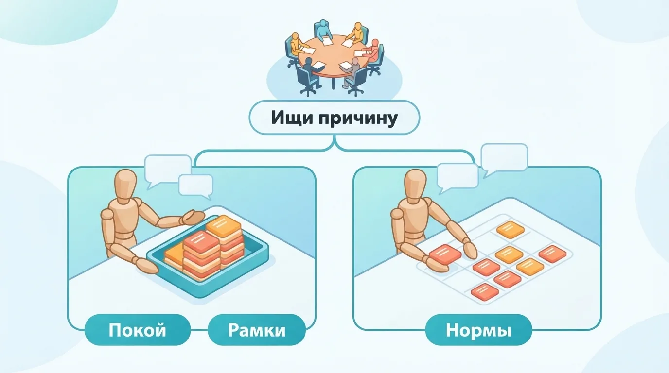 Два вымышленных способа сохранить спокойное сотрудничество: обозначить доступный объём работы или предложить о