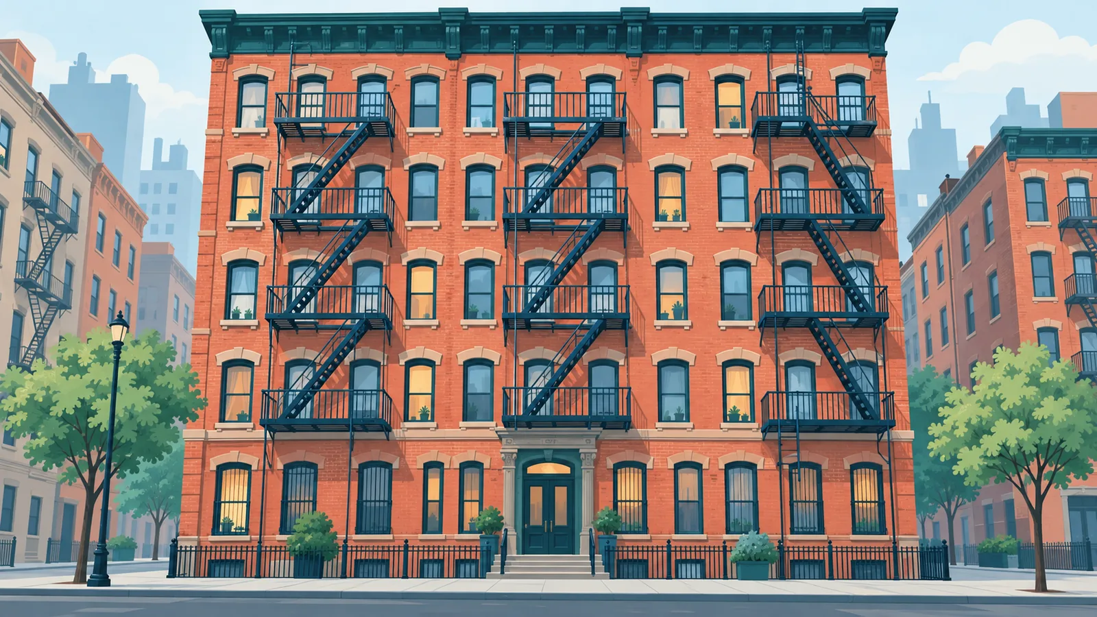 อาคารแถวเก่าย่าน Lower East Side ที่ใช้เป็นพิพิธภัณฑ์