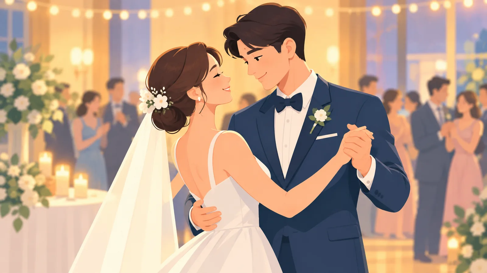 คู่รักเต้นรำคู่แรกในงานแต่งงาน