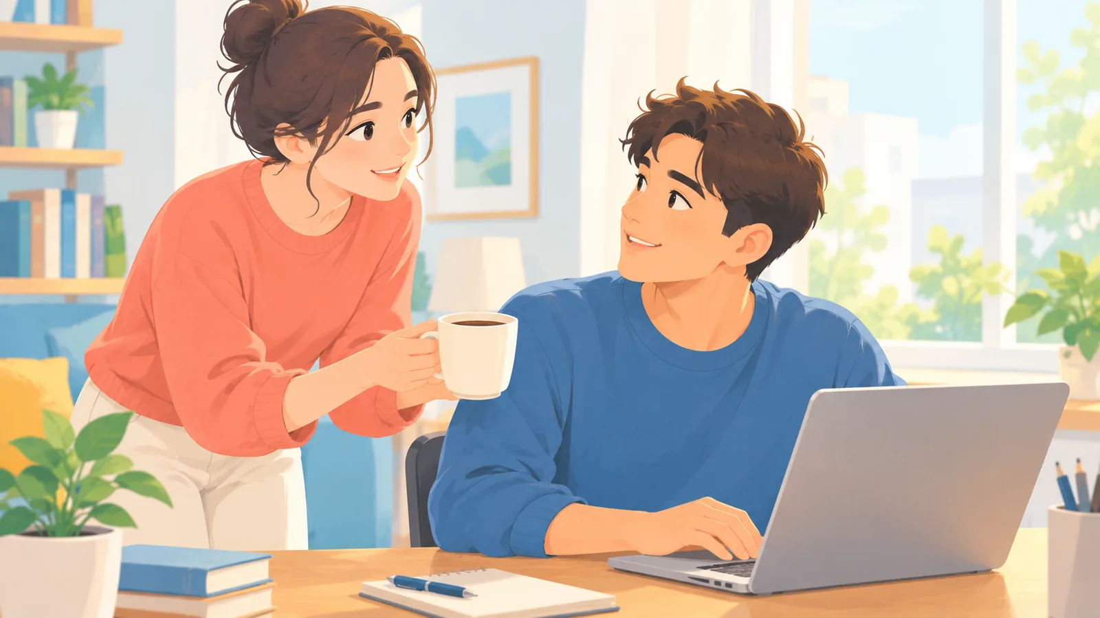 การแสดงความรักด้วยการช่วยเหลือเล็ก ๆ ในชีวิตประจำวัน