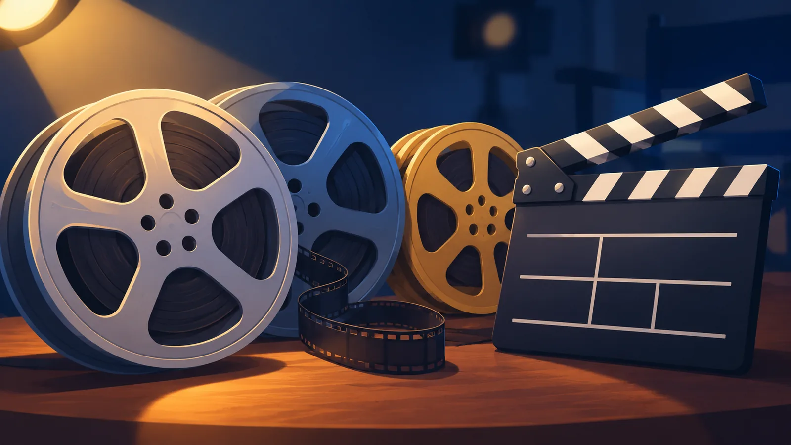 Klasik film makaraları ve yönetmen tahtası