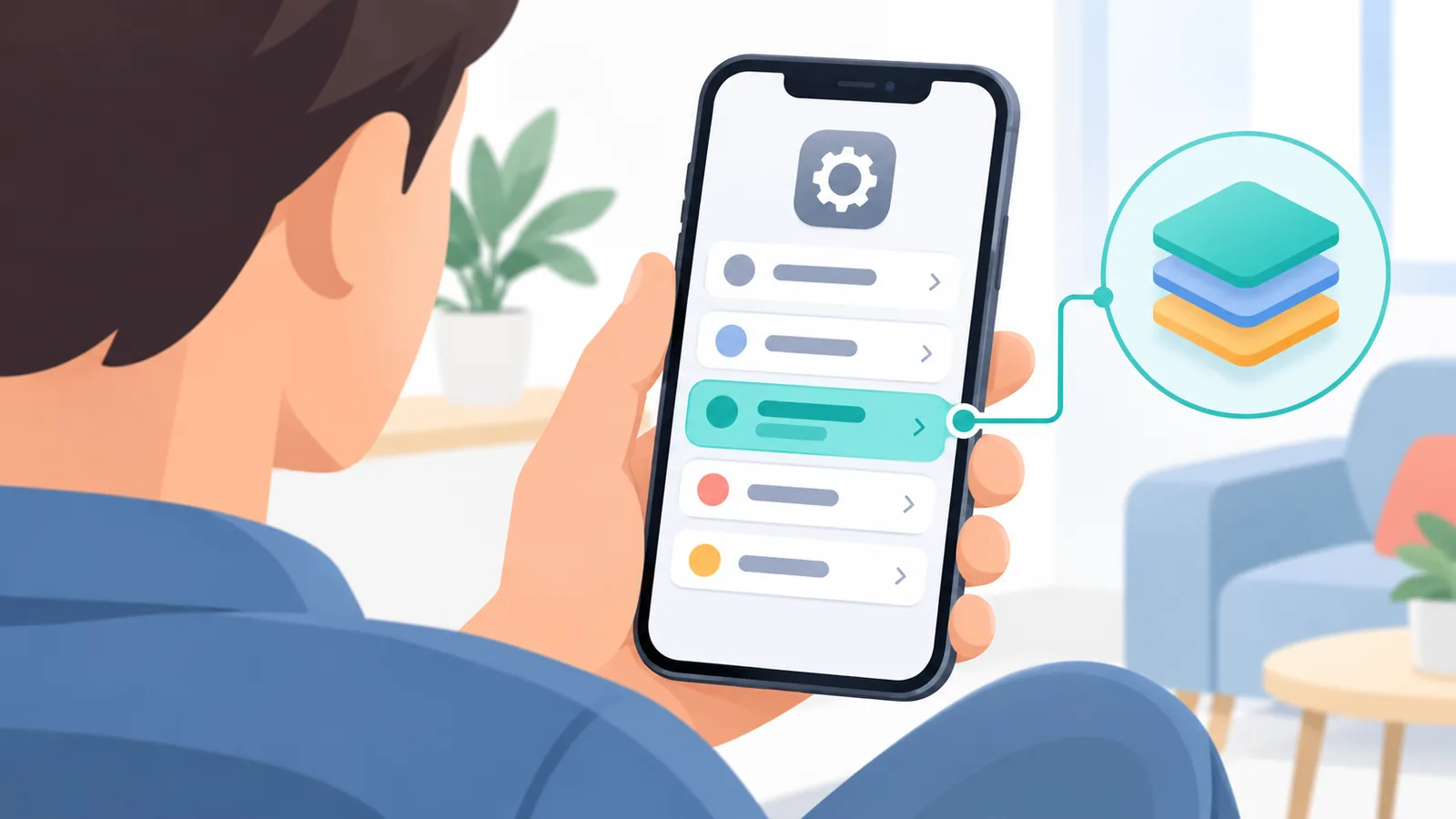 iPhone ayarlarında iOS sürüm bilgisinin gösterildiği ekran