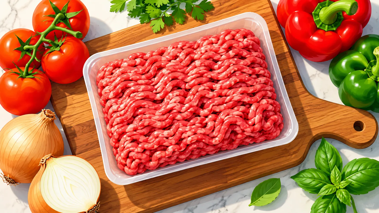 Кухонний стіл із зошитом, олівцем і сезонними овочами